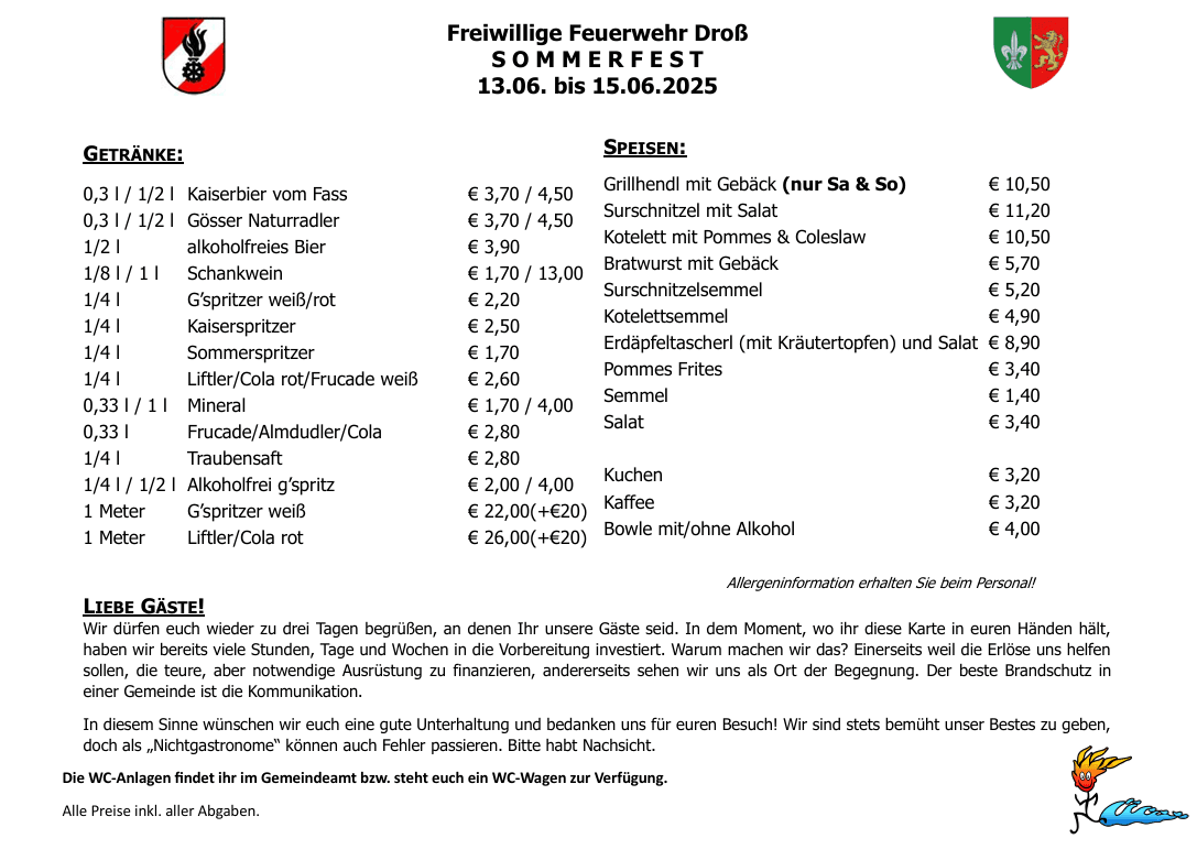 Gallery image 4 - Preislisten